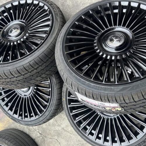 20” Staggered Wheels & Brand New Lexani Tires – 5×112 Bolt Pattern