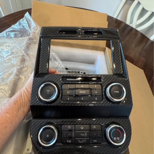 RARE OEM FORD CARBON FIBER STYLE NAVIGATION PANEL